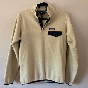 Patagonia Synchilla in Cream and Navy
